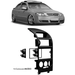 Moldura De Painel 2 Din Chevrolet Astra 1998 até 2012 Ar Condicionado Analógico