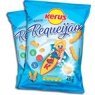 Salgadinho Kerus Requeijao 43g C/10