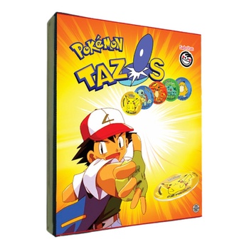 Album Para Coleção Porta 240 Tazos Pokémon Anos 2000 Sem Tazos