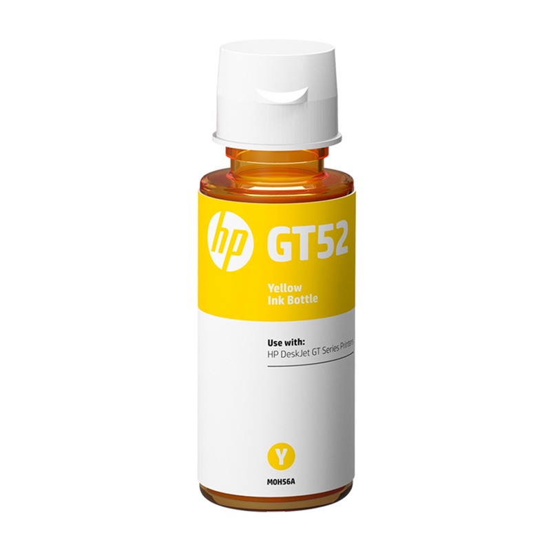 Garrafa de tinta HP GT52 Original M0H56AL Amarelo p/ Deskjet 5822, Smart Tank 617, 517, 514 em Oferta na Shopee