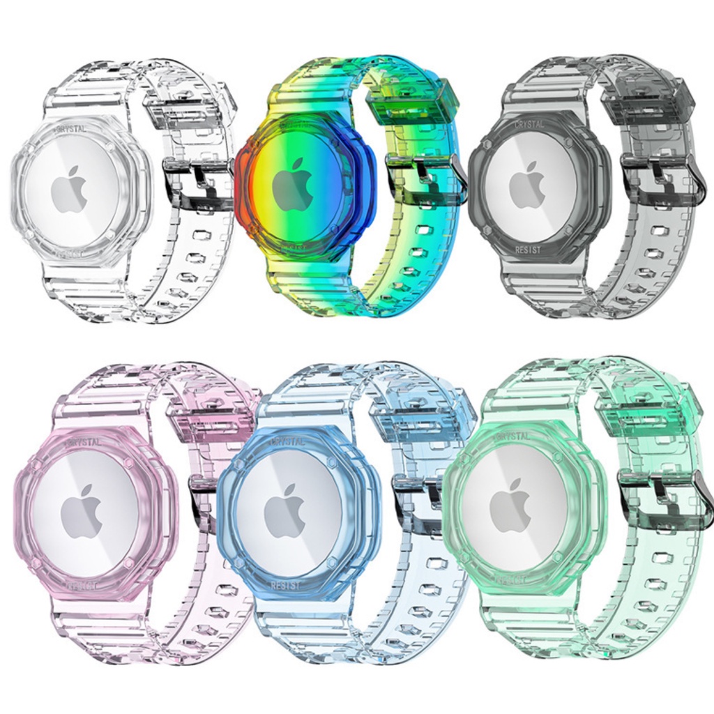 Pulseira De Silicone Ajustável Para Rastreador Airtag Pulseira De Silicone Ajustável Para Rastreador Airtag