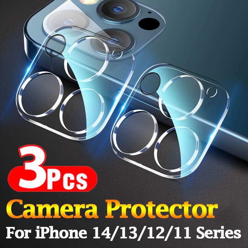 3 Pcs 9H Protetor De Tela Da Lente Traseira Câmera De Vidro Temperado Para iPhone 15 14 13 12 11 Pro Max 14 15 Plus Mini