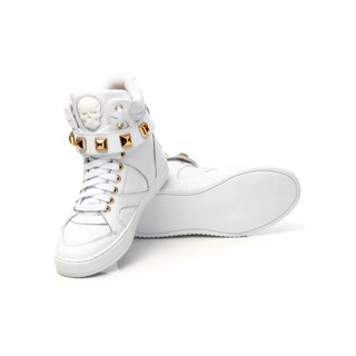 Tenis Sneaker Fitness Feminino Botinha Academia Couro
