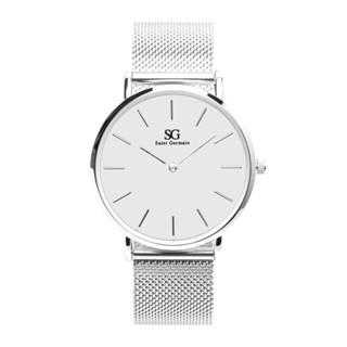 Relógio Feminino Prata Saint Germain Harlem Silver 40mm - Fundo Branco