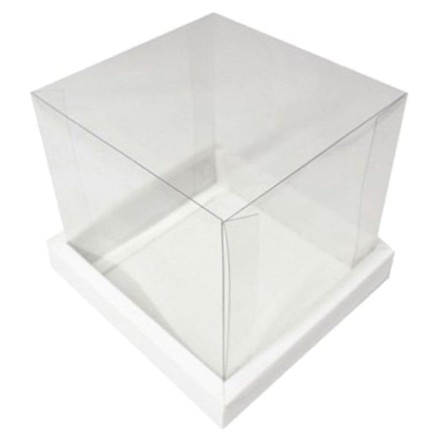 Caixa para Bolo (20cm x 20cm) Branca - 1 unidade - Assk Rizzo Confeitaria - Stationery