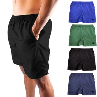 Kit 4 Bermudas Academia Tactel Masculina 3 Bolsos Elástico Cordão Lisa Shorts