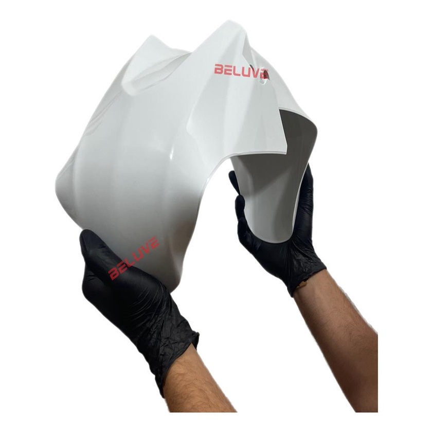 Paralama Inquebrável Cg 125/150/160 Titan Fan Start 2014 A 2022 Plasmoto Branco