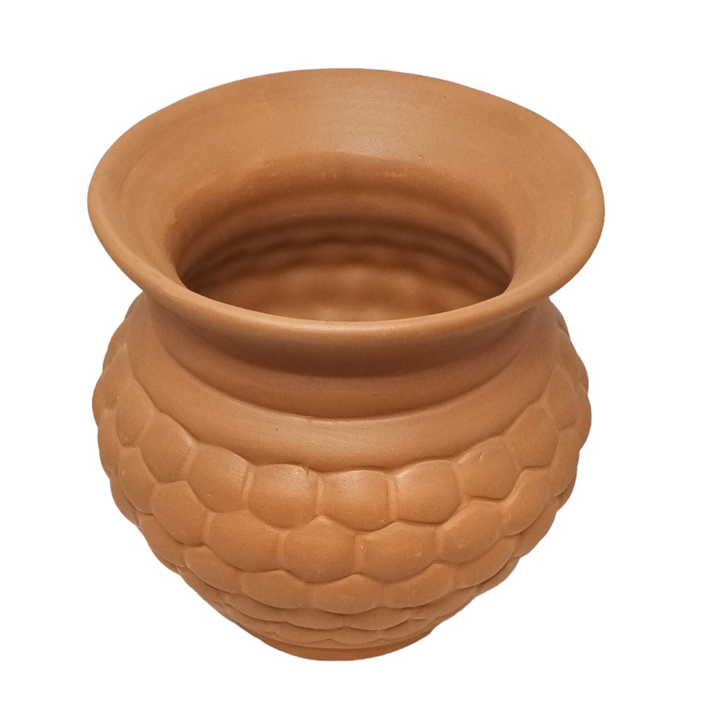 Vaso De Barro Para Planta Cachepot Decorativo 21x18