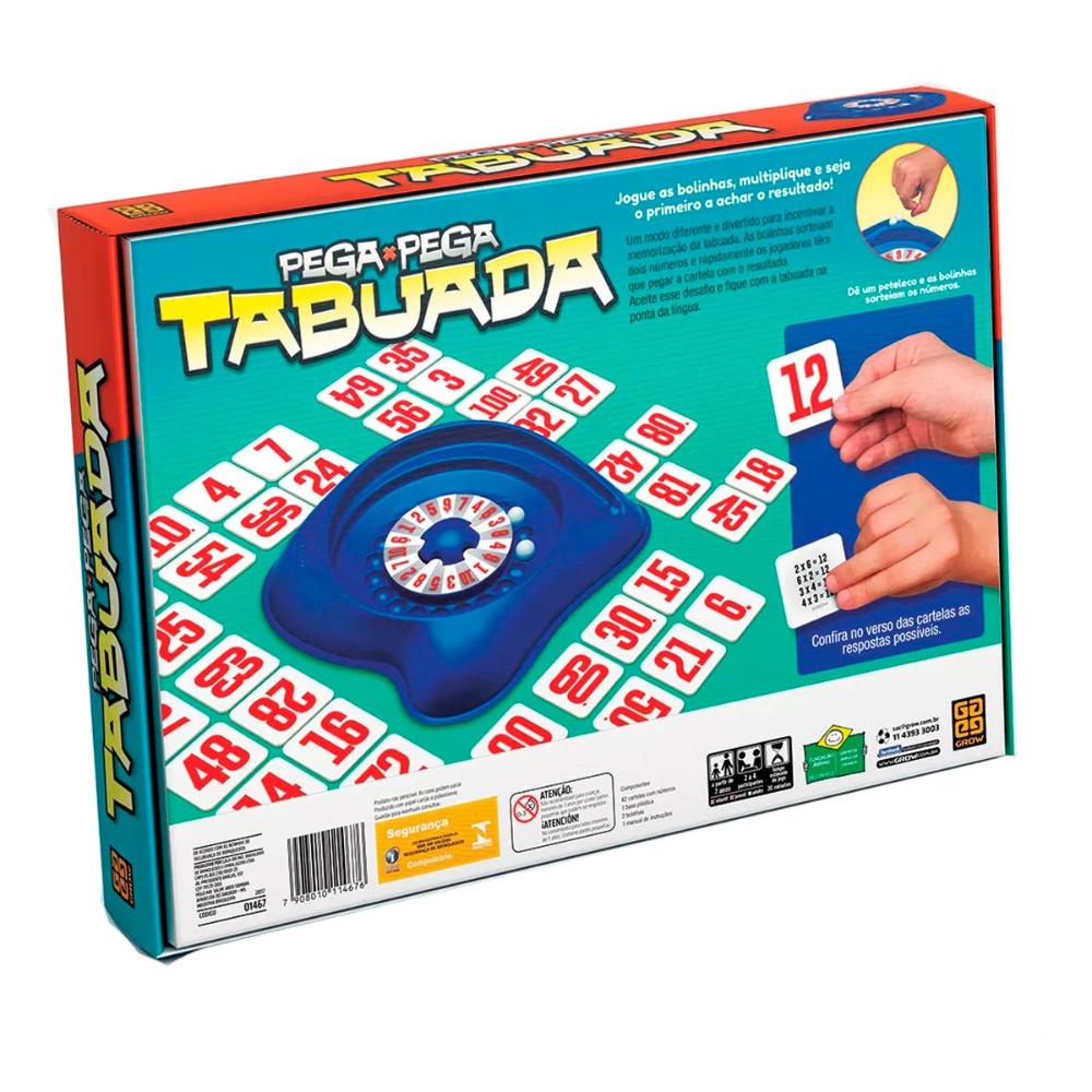 Jogo Pega-pega Tabuada - Grow em Oferta na Shopee