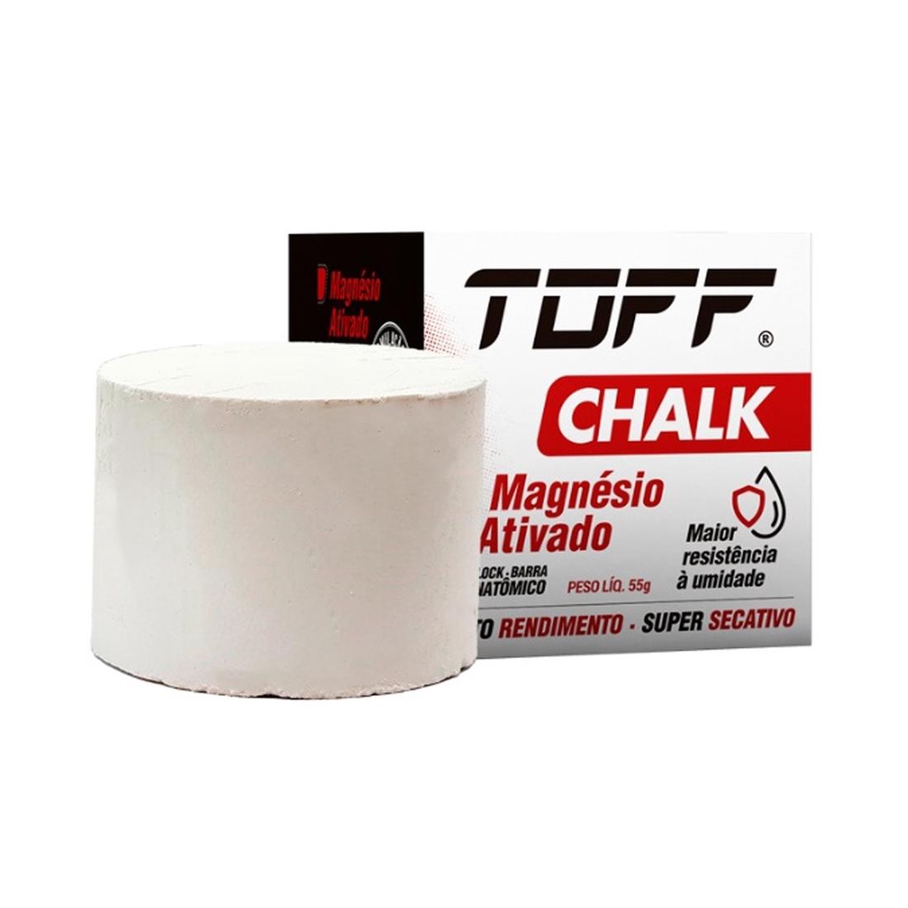 Magnésio Ativado Em Pedra 55g Toff Chalk Block