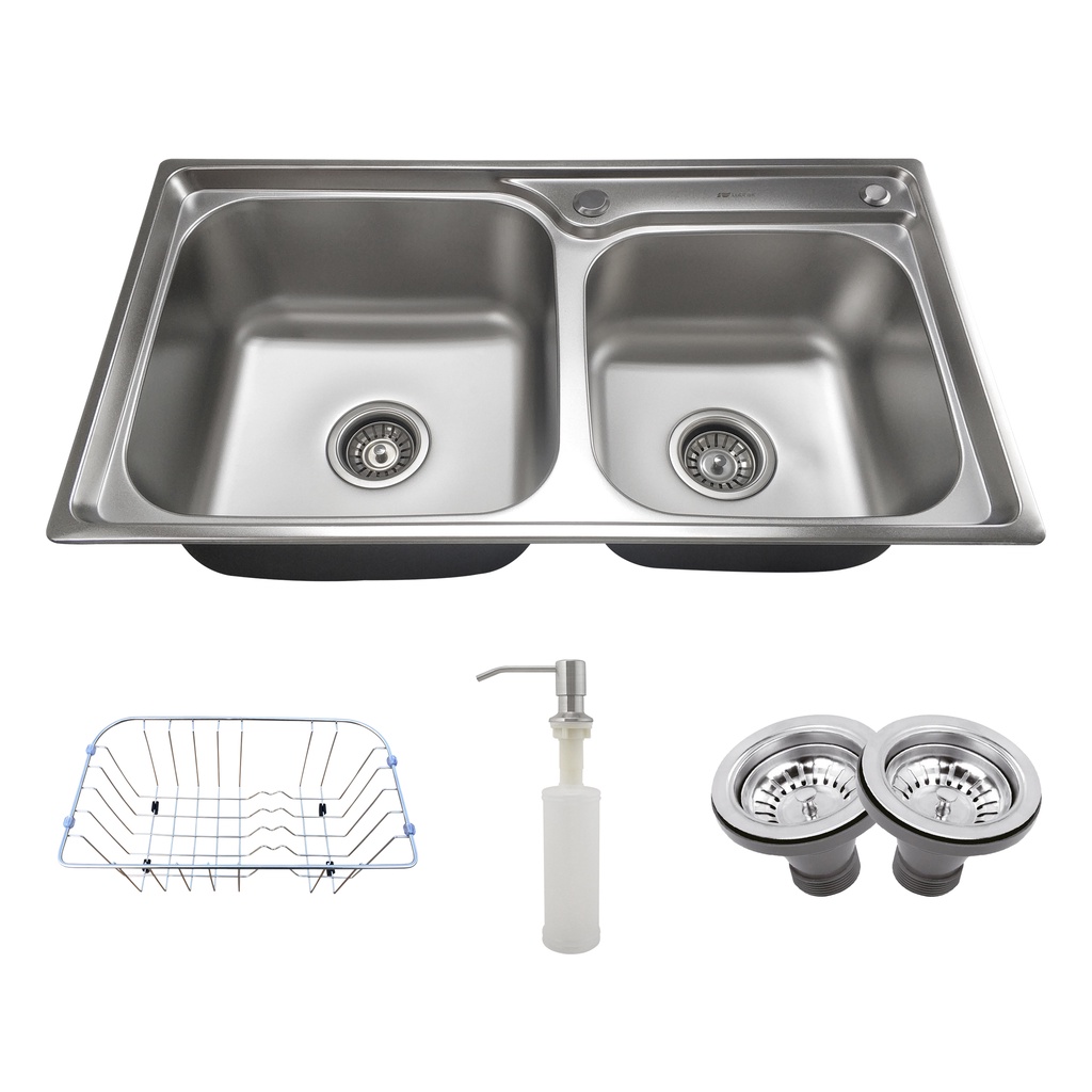 Cuba Dupla Cozinha Gourmet Aço Inox Luxo com Acessórios Tubrax - Home & Living