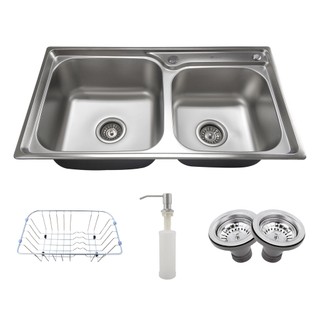 Cuba Dupla Cozinha Gourmet Aço Inox Luxo com Acessórios Tubrax em Oferta na Shopee