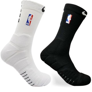 Meias De Basquetebol Masculinas Hightop High-Top NBA Brancas Espessadas Profissionais Desodorizantes Bola De Fundo De Toalha Elite