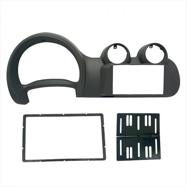 Moldura 2 Din Uno Vivace 2010 à 2016, Fiorino G3 2014 à 2021 - Grafite - Fiamon - 5975 em Oferta na Shopee