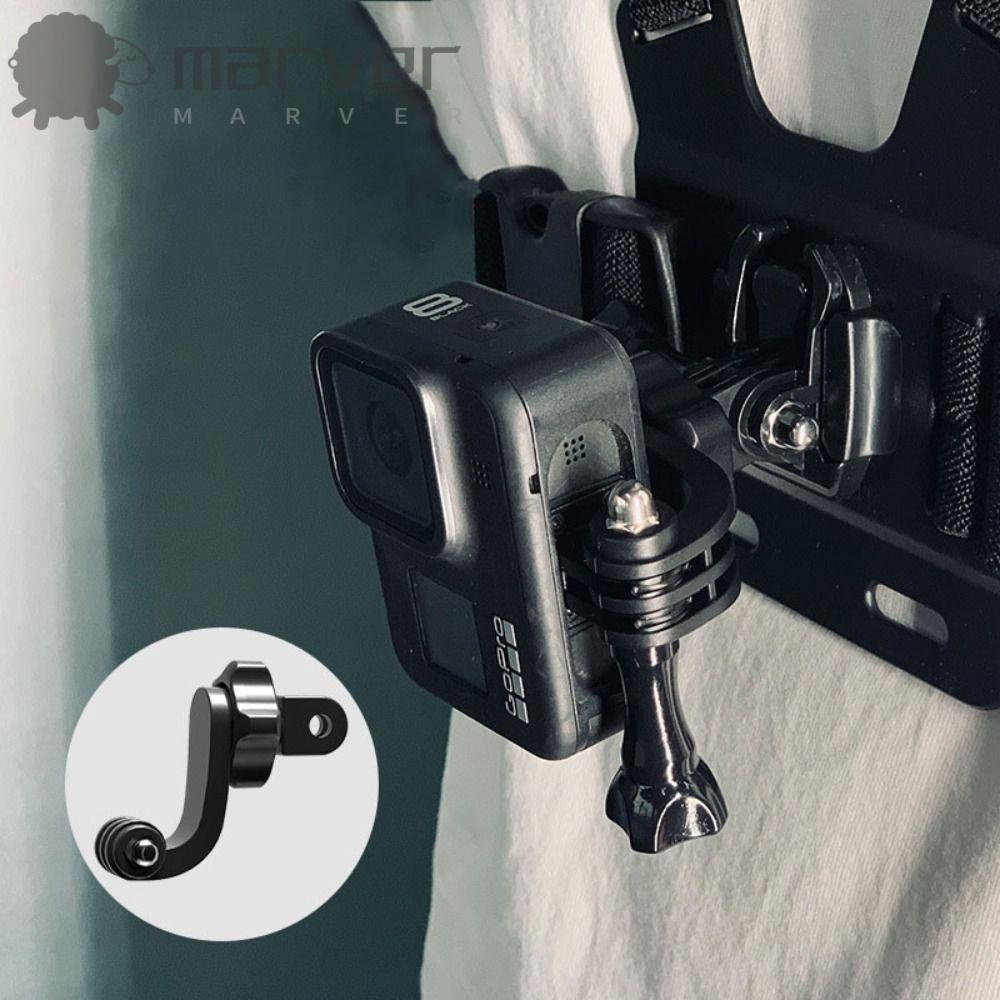 Adaptador De Suporte Vertical MARVER Universal SJCAM Para GoPro 11/10/9/8 De Montagem Do Queixo