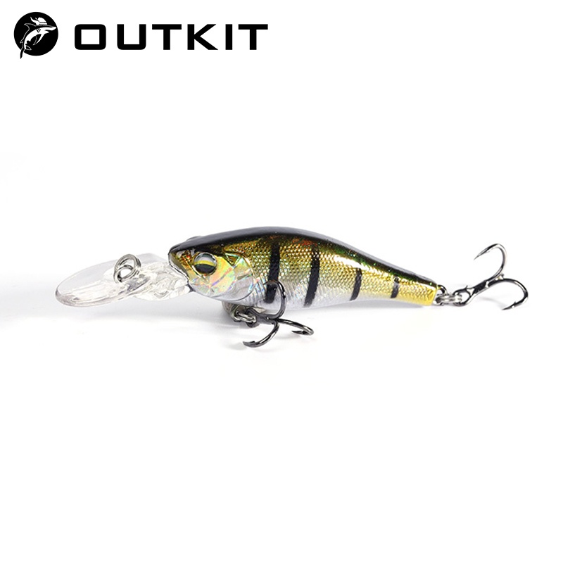 OUTKIT Novo 1Pcs Afundando Lentamente Isca De Pesca De Minhoca 5cm 3.9g Lifelike Swing Pequenos Peixes Iscas Duras De Mergulho Profundo Japão De Inverno