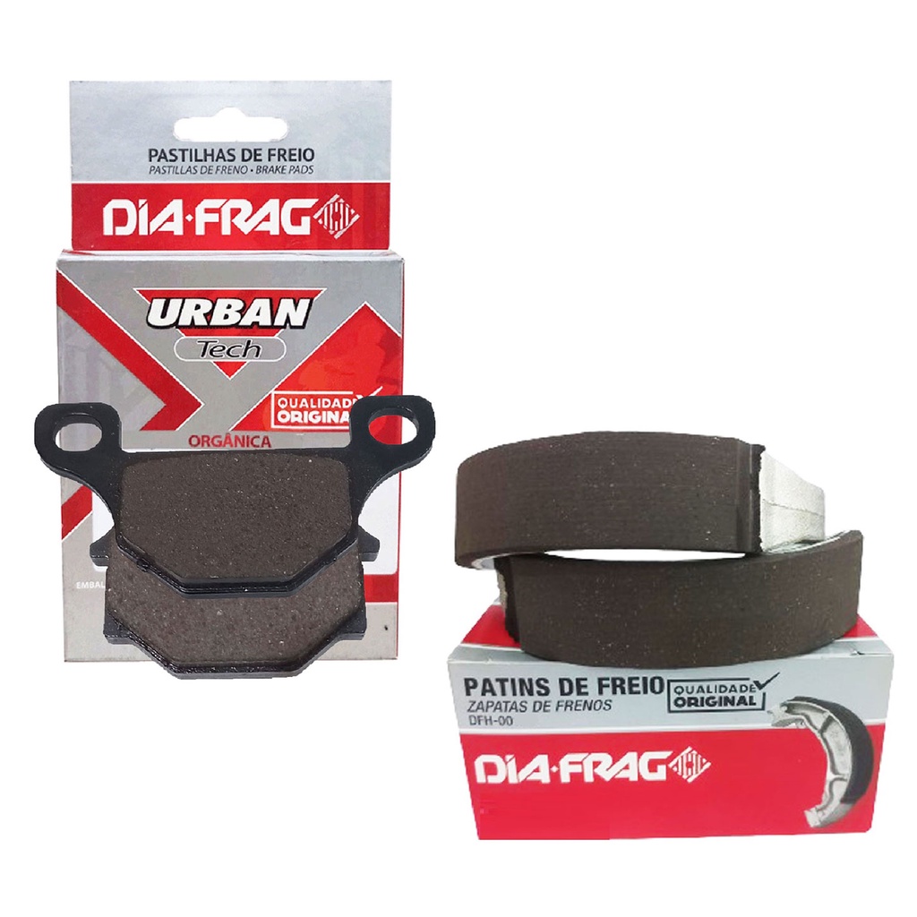 Pastilha E Lona De Freio Suzuki Intruder 125 Diafrag em Oferta na Shopee