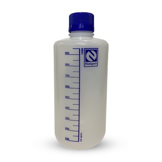 Frasco Reagente Plástico (pe) 1000ml Graduado Tampa Azul em Oferta na Shopee