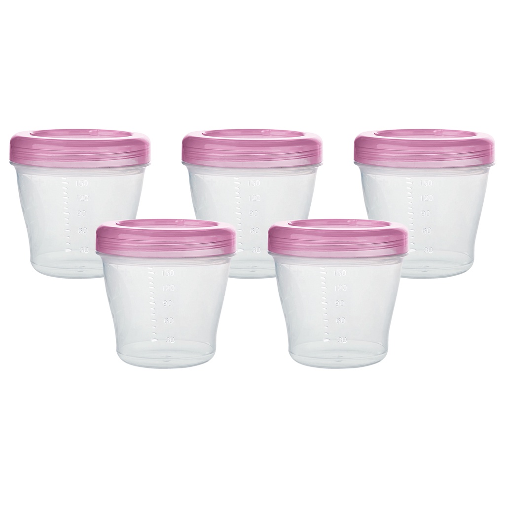 Kit 5 Potes para armazenar Papinha KaBaby - Mom & Baby