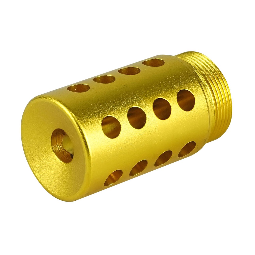 Ponteira Dourada Quickshot Original para Muzzle Brake Rosqueável
