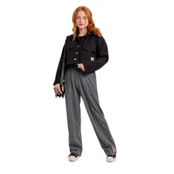 Casaco cropped para Menina Infantil Gloss