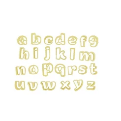 Cortador Letras Minúsculas BlueStar Rizzo Confeitaria
