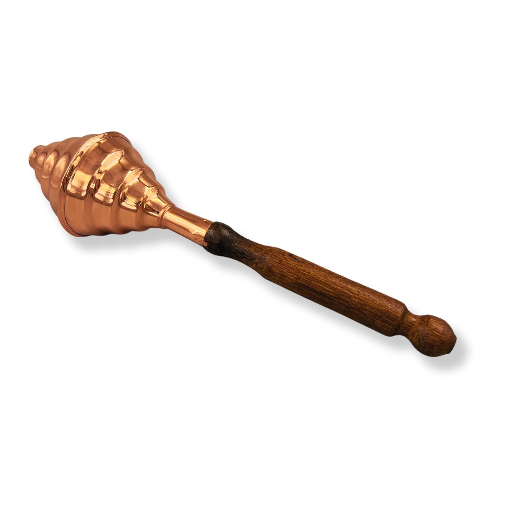 Xeré Xangô Em Cobre Octaedro - 28 cm em Oferta na Shopee