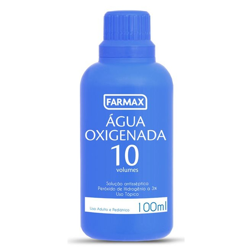 Agua Oxigenada Antisséptica 10 Vol Spr 100Ml Farmax