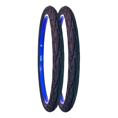 Par Pneu Bike Kenda Flame Aro 26x2.125 Balão Slick Bicicleta em Oferta na Shopee