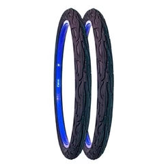Par Pneu Bike Kenda Flame Aro 26x2.125 Balão Slick Bicicleta