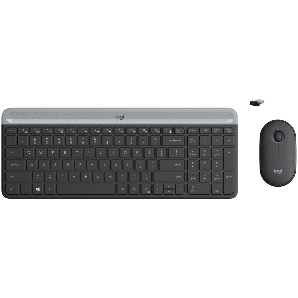 Teclado e Mouse Logitech MK470 Slim Ultrafino Teclas Silenciosas Plug And Play - 920-009268