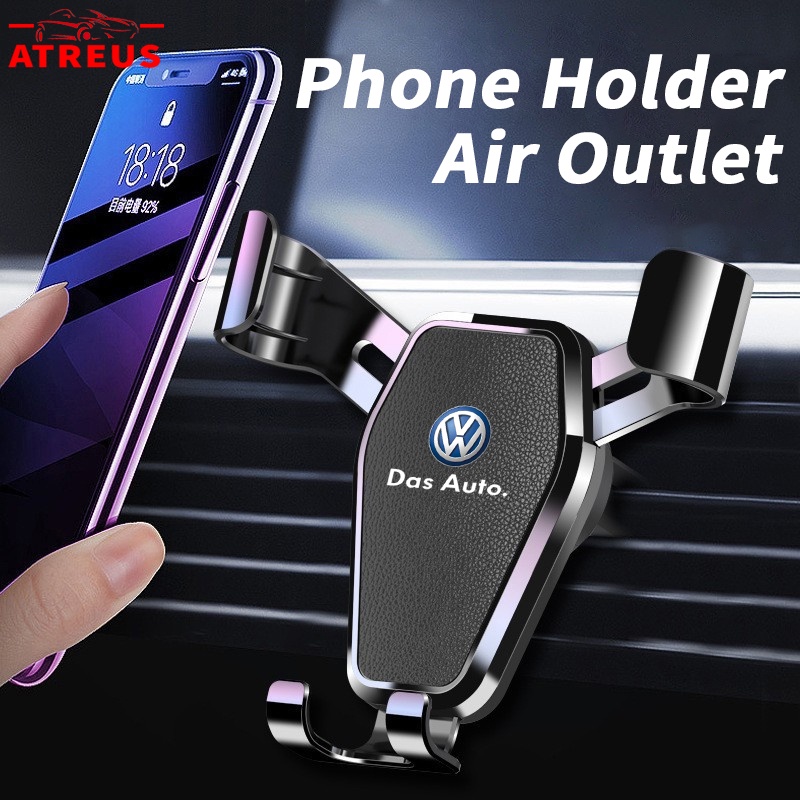 Suporte Para Telefone Com Ventilação De Ar Carro Volkswagen Smartphone Por Gravidade De 4.7-7 Polegadas Golf Mk4 Mk7 MK3