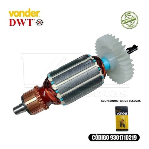 Rotor Induzido 220v P/furadeira Vonder Fiv710 Dwt Fid710