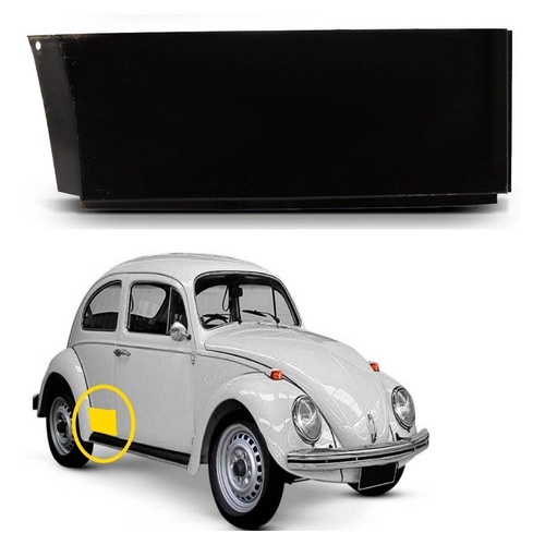 Remendo Inferior Lateral Traseira Direito (passageiro) Fusca em Oferta na Shopee