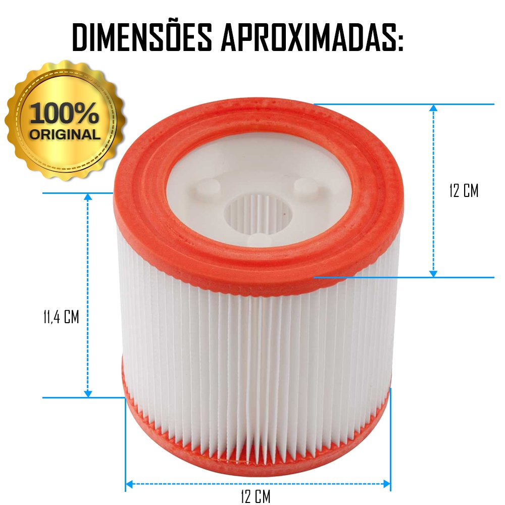 Filtro de Ar Para Aspirador de Pó APV 1218 Vonder · foto 2