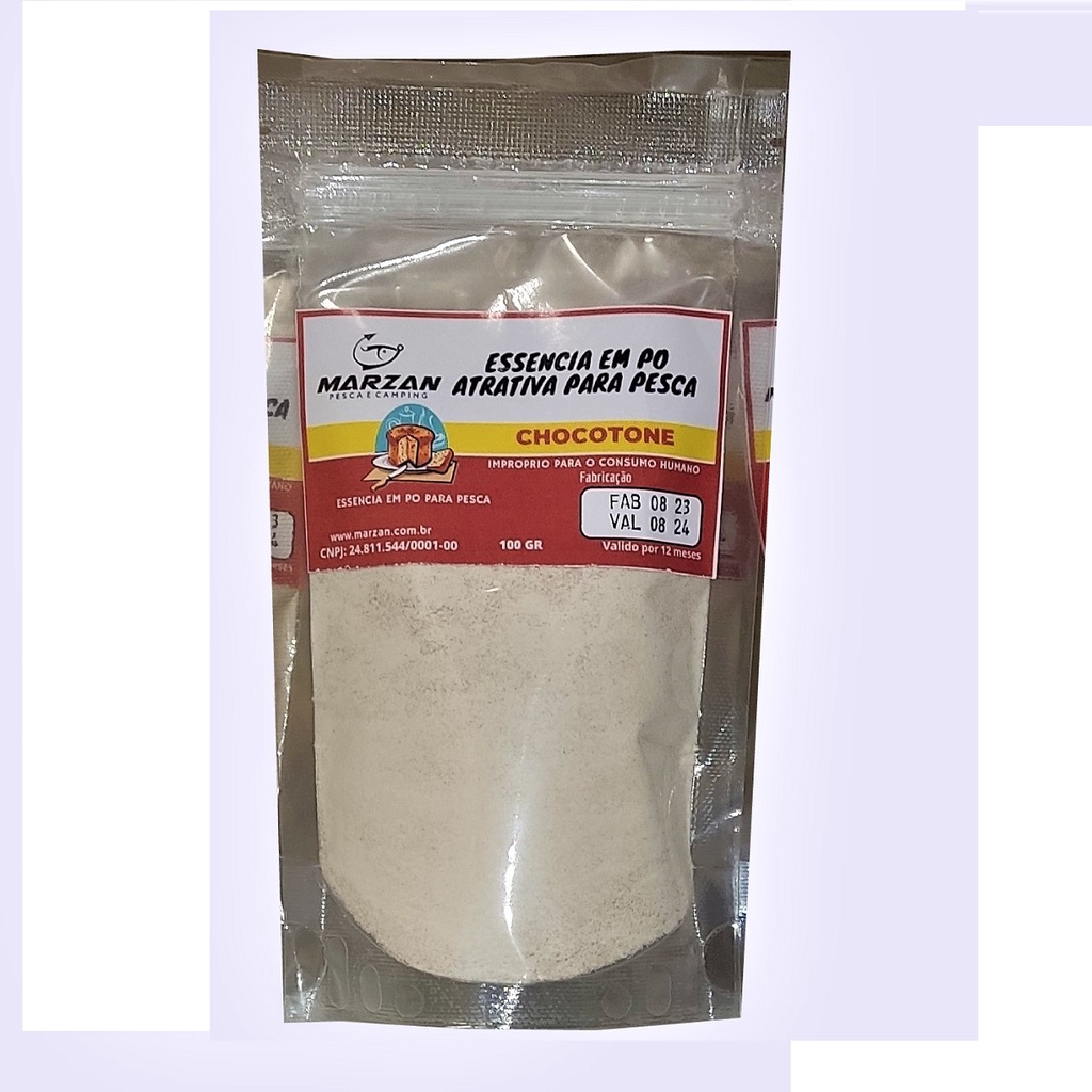 Essência Atrativa Em Po para Pesca Chocotone - Marzan