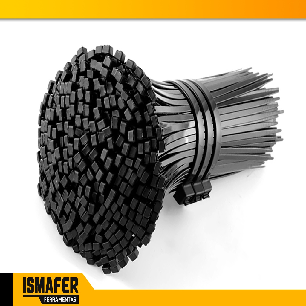 Detalhes do ABRACADEIRA DE NYLON -7.6MM x 200MM - PRETA - GYAN021B