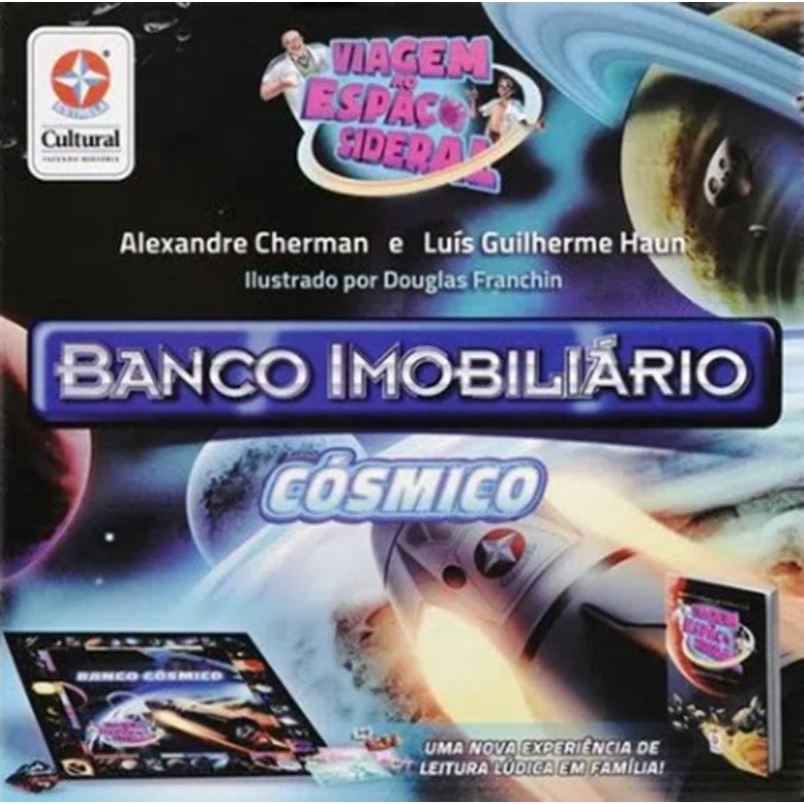 Livro - Viagem Ao Espaco Sideral Com Jogo Banco Cosmico