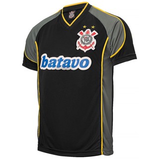 Camisa Corinthians Retrô Brasileiro 1999 Uniforme III Masculina