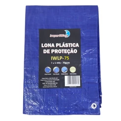 Lona Azul 7x5 Metros em Polietileno Proteção Cobertura Impermeável Camping Piscina