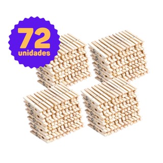 Prendedor de roupa com 72 unidades Pregador Varal Grampo Lavanderia