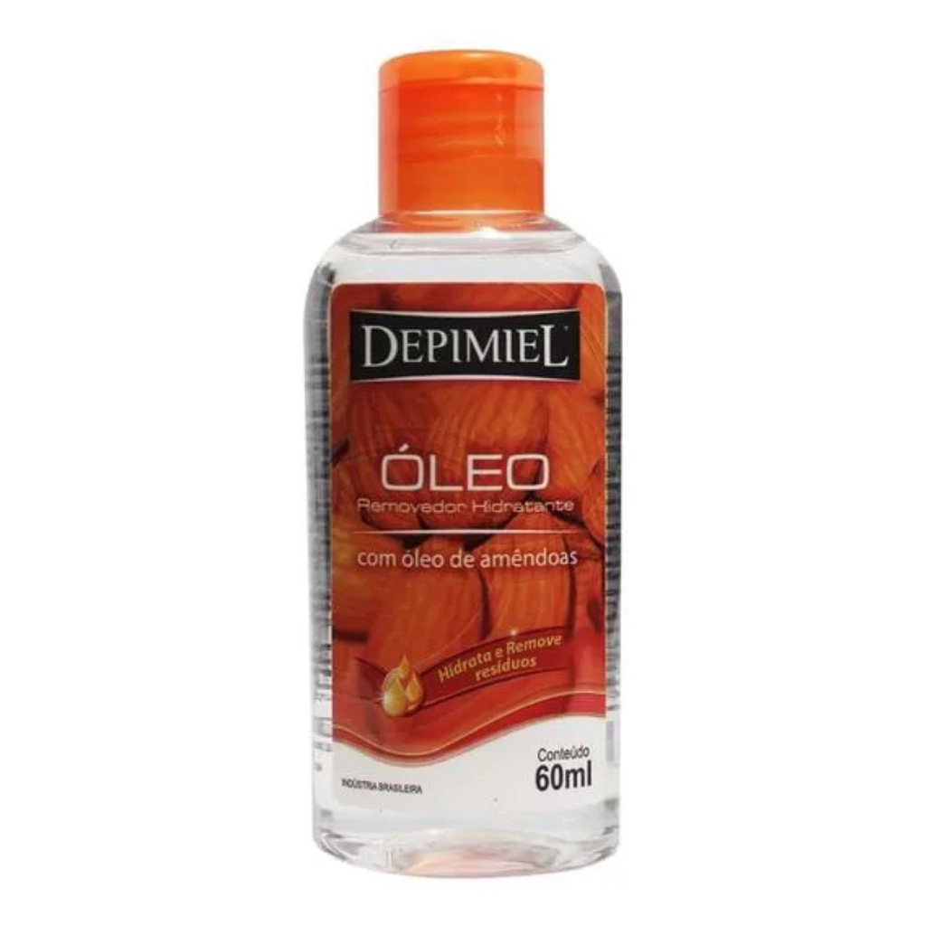 Óleo Removedor Hidratante Com Óleo de Amêndoas 60ml- Depimiel