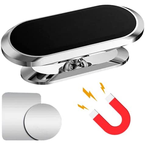 Suporte Veicular Magnético Imã 360 Celular Carro Neodimio GPS 360° Adesivo Universal 120 vezes mais forte aguenta até 500 g