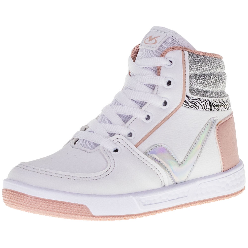 Tênis Infantil Feminino Cano Alto Via Vip - Vv3804