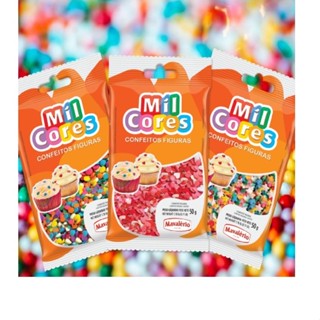 Mini Confete Mil Cores Confeitos Figura Mavalério (50gr.)