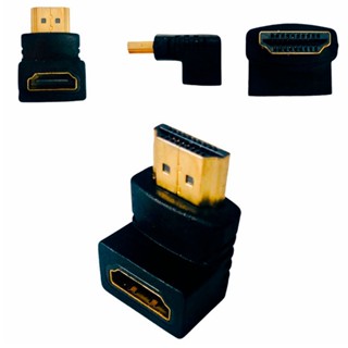 Adaptador Hdmi com Curva em L 90° Graus Macho X Femea Ming