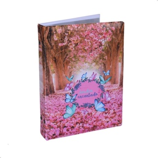 Álbum Fotográfico 15x21 para 100 Fotos JARDIM ENCANTADO Bebê Infantil Flores Rosa Borboletas em Oferta na Shopee