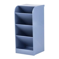 Organizador diagonal multiuso 4 divisões azul pastel 10330017 Waleu