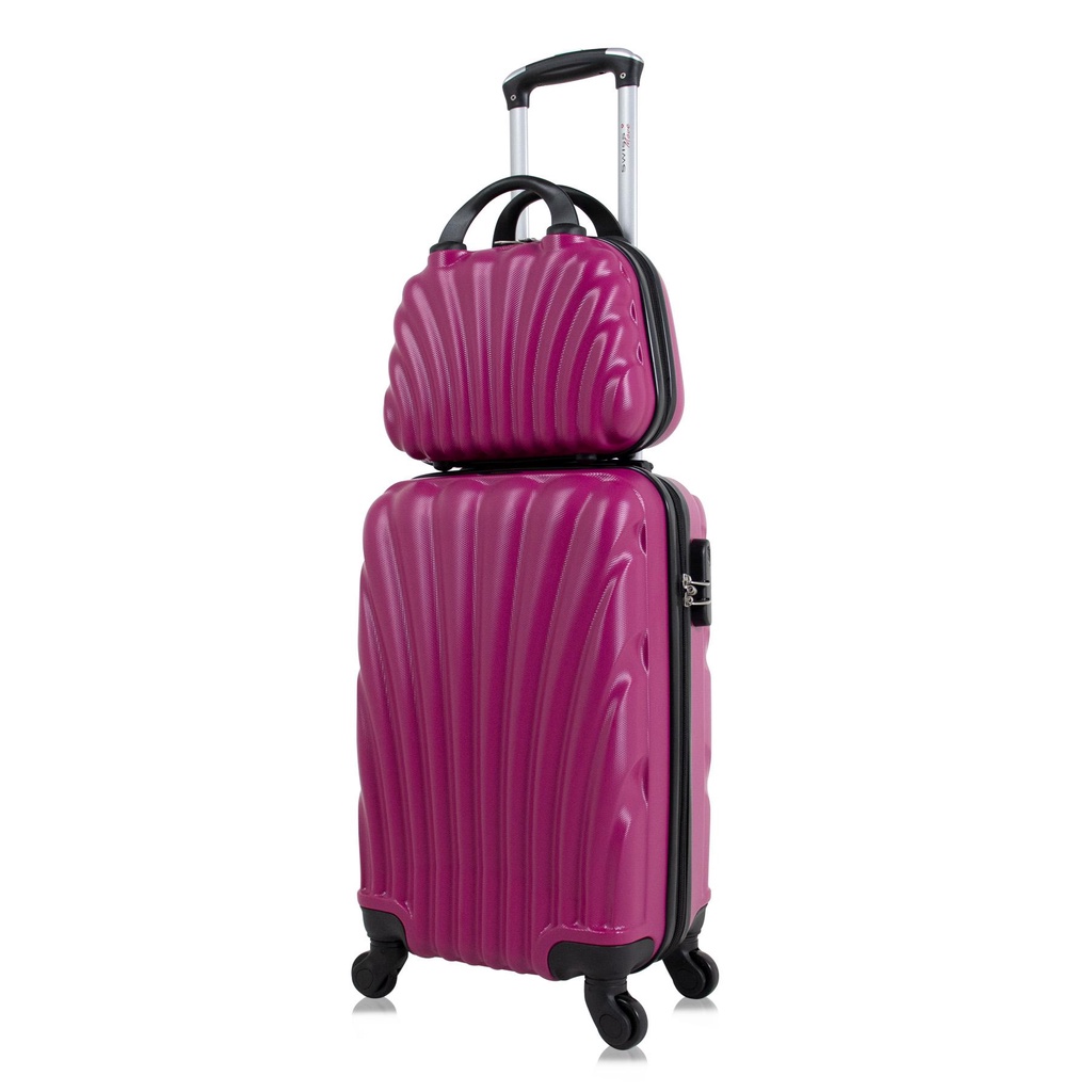 Kit Mala de bordo pink com Frasqueira Dizy Swiss Move - Travel & Luggage