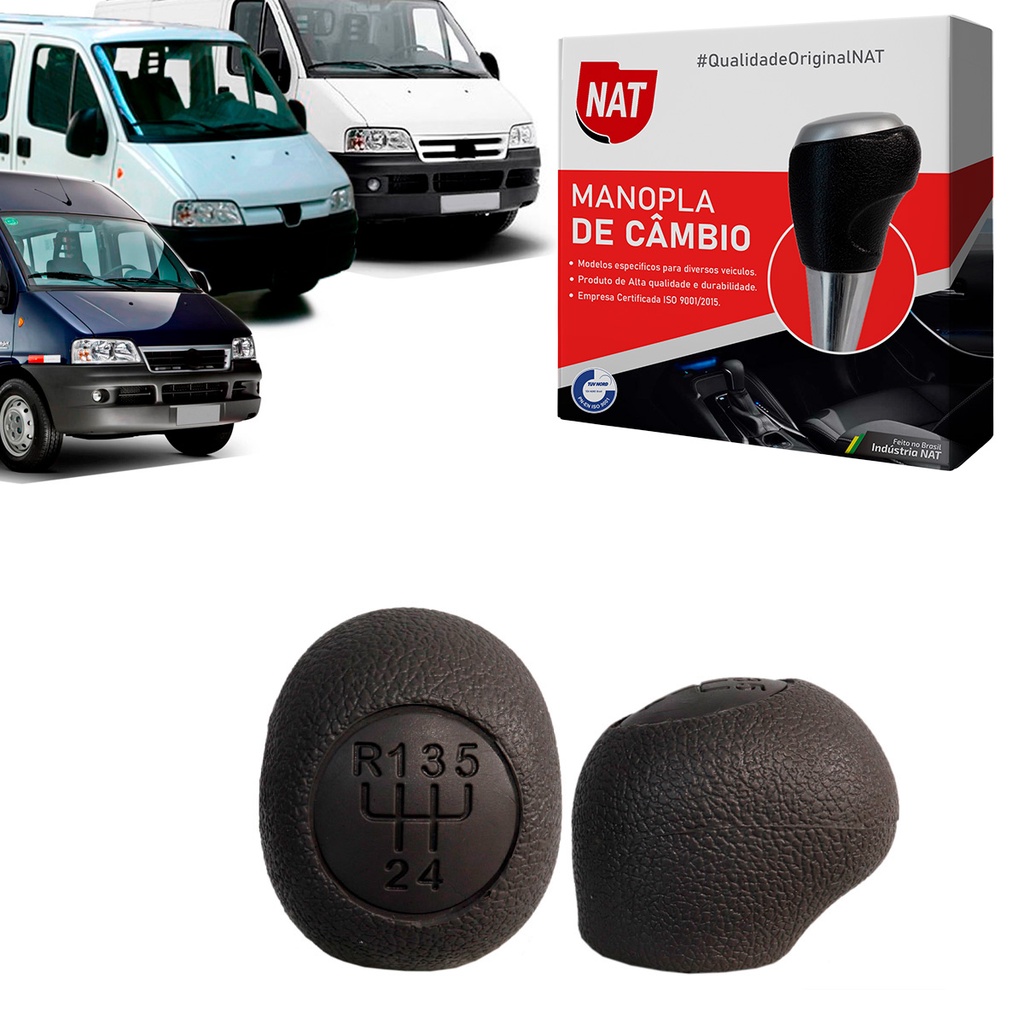 Manopla de Cambio Fiat Ducato Boxer Jumper Ano 2003 Até 2017 em Oferta na Shopee